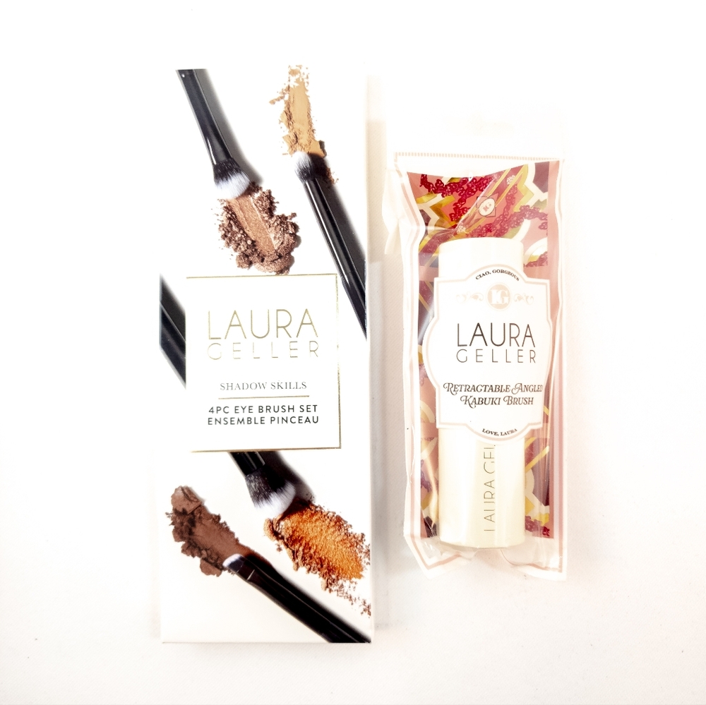 Laura Geller Eyeshadow & Retractable Angled 5-Piece Brush Set